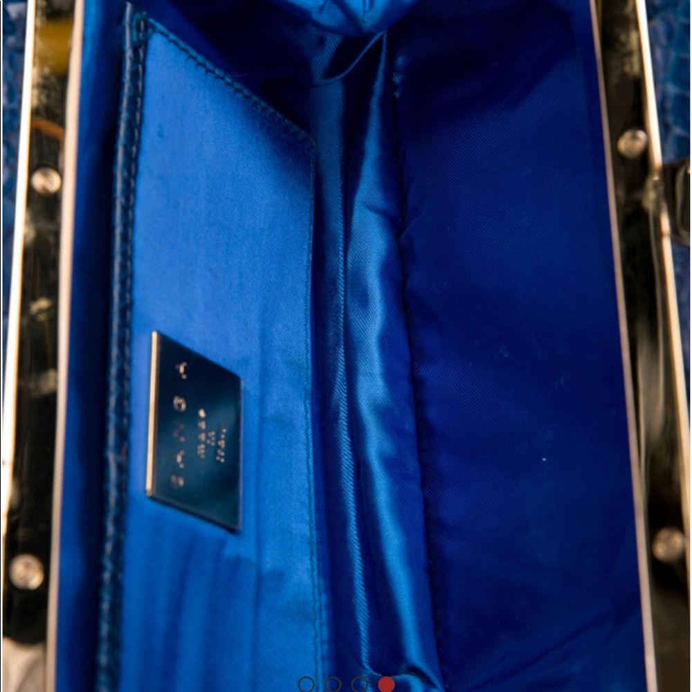 Sang A Bag Python Frame Clutch - image 4